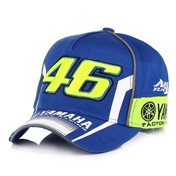 Yamaha hatt motorsykkel herre og dame ridecaps motorsykkel broderi racing blå baseballcaps【HY】