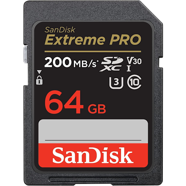 SDXC SD Extreme Pro -muistikortti (2 kpl) Yhteensopiva Nikonin kanssa