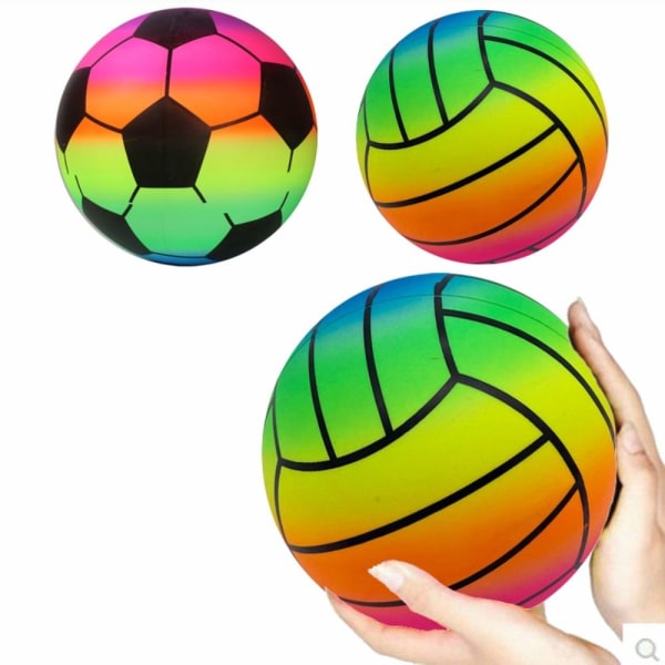 Oppustelig strandbold Rainbow Beach Ball VOLLEYBOL VOLLEYBOL Volleyball