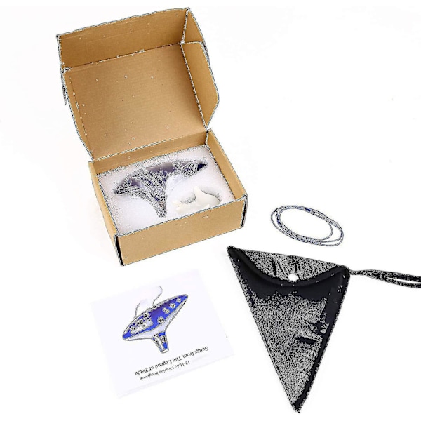 Zelda Ocarina med sangbok, 12-hulls Alto C Zelda Ocarinas