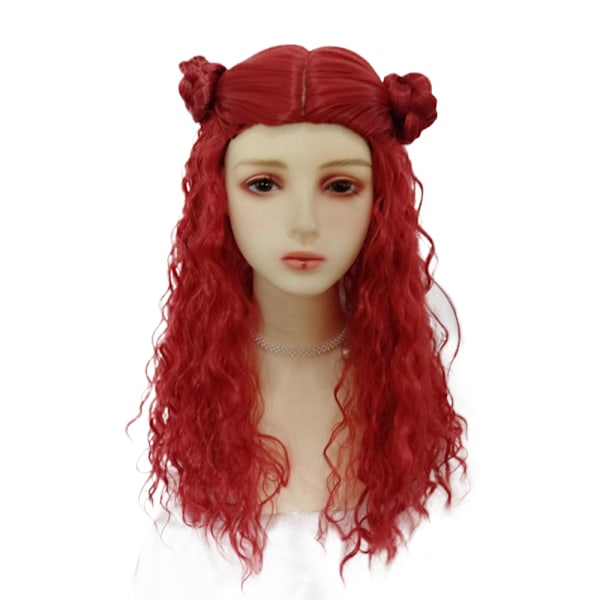 Descendants 4: The Rise of Red Curly Wavy Wig Halloween Party Cosplay Costume