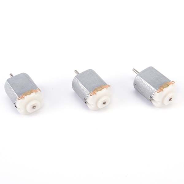 3 stk Miniatyr DC-motor DIY-leketøy 130 Liten 3V elektrisk motor