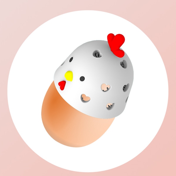 Eggekost med kyllingform for egg/andeegg - Høy effektiv eggrenser for fjærfeegg White