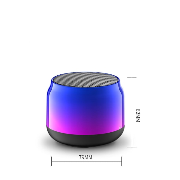 Bluetooth-lyd med ultralang batterilevetid, mini, liten stålkule, bærbar utendørs, stort volum, liten lydsubwoofer