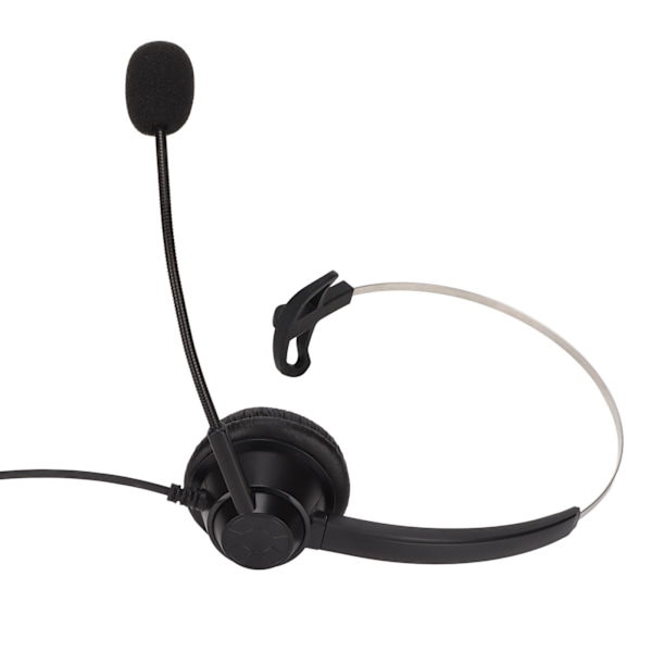 H360‑3.5MV 3.5mm Office Headset Monaural Call Center Headset Stödjer Högtalarvolymkontroll och Mikrofon Mute