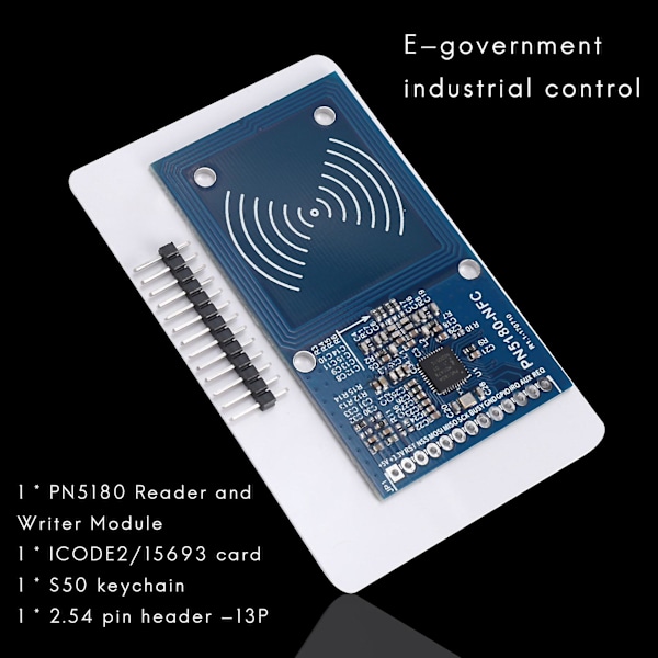 Pn5180 Nfc Rf-anturi Iso15693 Rfid-korkea taajuus Ic-kortti Icode2-lukija Kirjoittaja