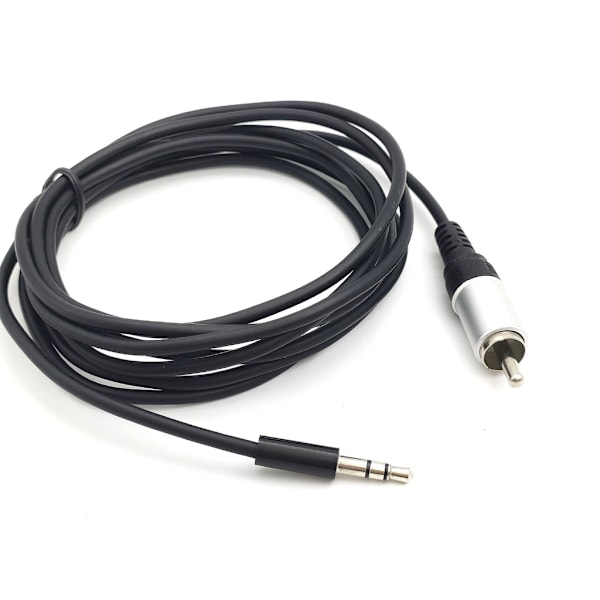 2 Meter 3.5mm til RCA Mono AUX Kabel Tilslut dine enheder nemt Simpel tilslutning til hjemmeunderholdningssystemer