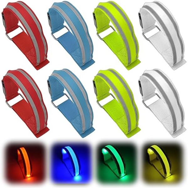 8 stycken lysande armband