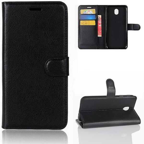 Wallet Case Samsung Galaxy J3 (2017) - Sort{yh} Black