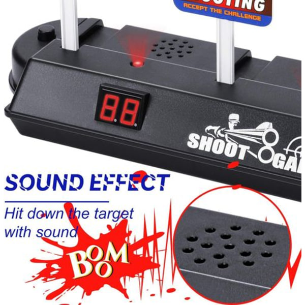 EXTSUD Elektronisk Digital Målskive til Nerf Guns, Automatisk