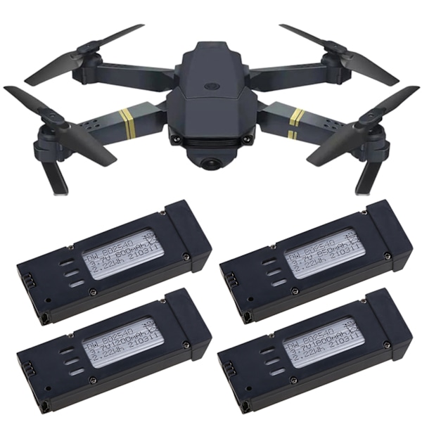 3.7V 600mA 800mA 1200mA 1800mA Litium-akku Eachine E58 S168 JY019 JD19 -droneille 0.03 600 mah