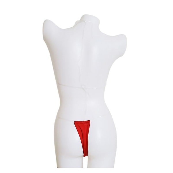 Osynlig bandeau bikini enfärgad dam badkläder bikini tvådelad set one size (multi )【HY】