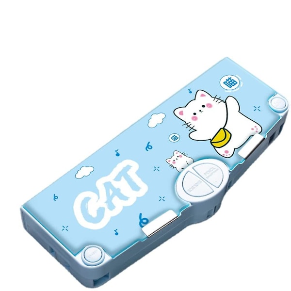 Multifunctional pencil box Automatic pencil box for primary school students Creative pencil box with large capacity