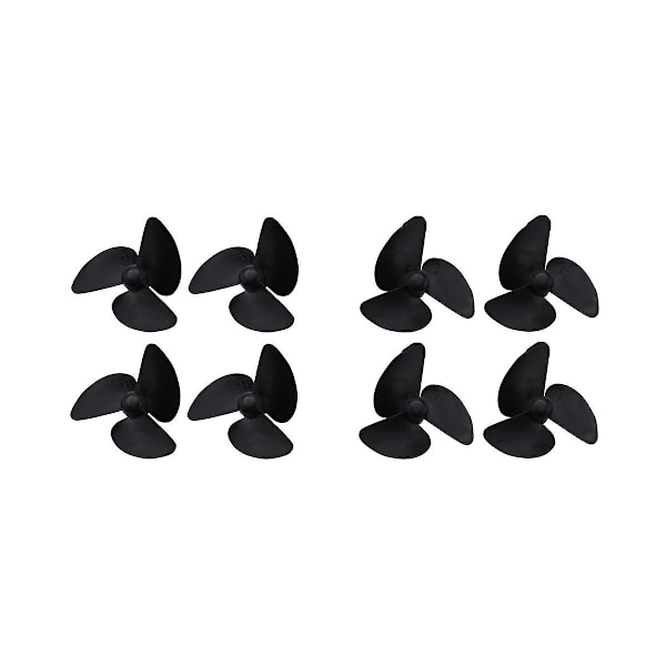 8pcs 3 Blade Propeller 4 Left & 4 Right for 2011-5 Fishing Bait Boat Fish Finder Rc Boat Spare Part