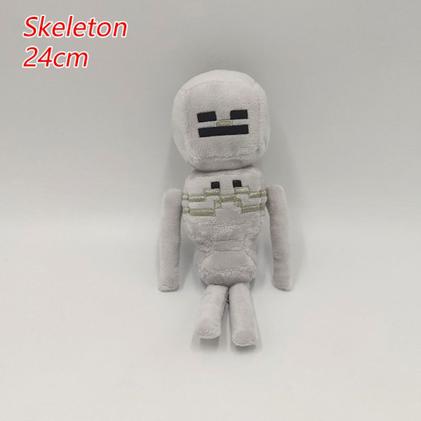 Minecraft Leksaker Mjuk Docka SKELETT-24CM SKELETT-24CM Skeleton-24cm