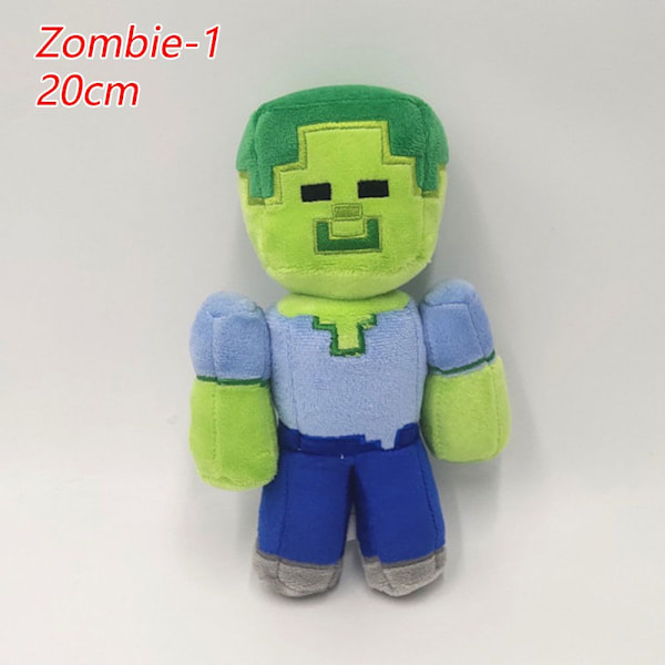 Minecraft Leksaker Mjuk Docka ZOMBIE 1-20CM ZOMBIE 1-20CM Zombie 1-20cm