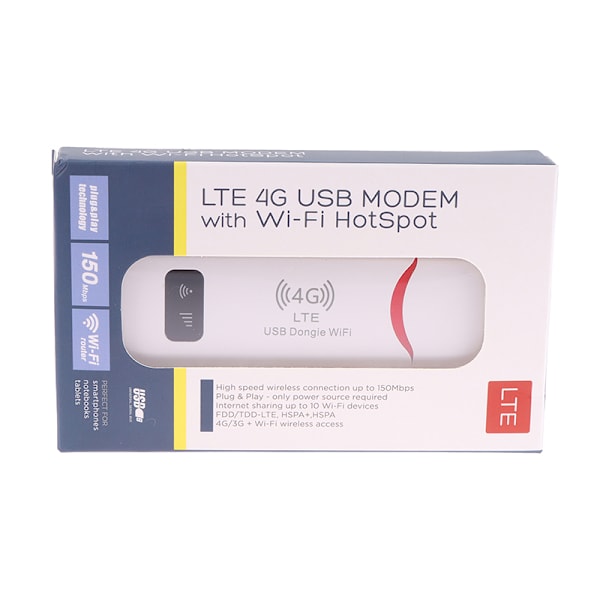 4G Ruter LTE Trådløs USB Dongle WiFi Ruter Modem Sim-kort