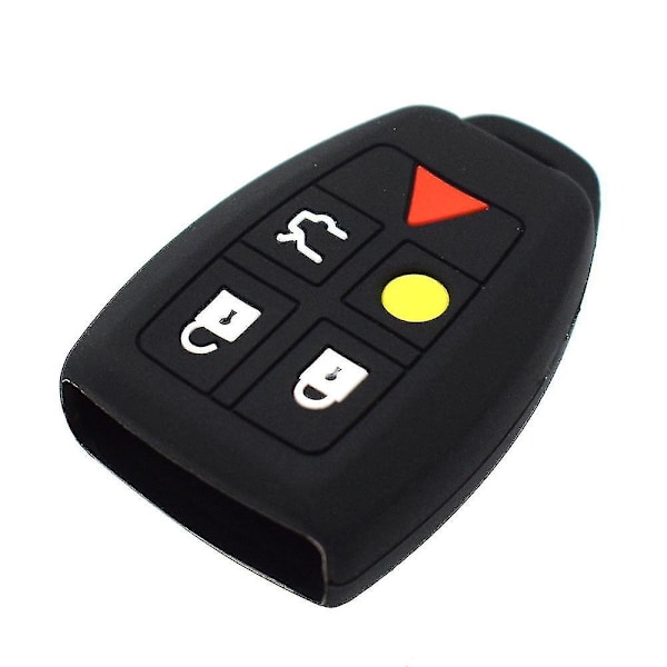 Silikondeksel for Volvo C30 C70 S40 V50 2004 2005 2006 2007 Fjernkontroll Skall Nøkkeldeksel