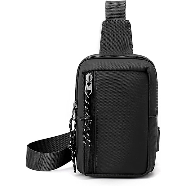 Mini Sling Taske - Mænd Kvinder Lille Vandtæt Crossbody Casual Telefon Brysttaske til Vandring