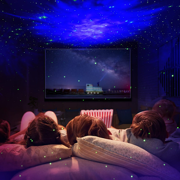 Nattlampa - Stjärnprojektor med LED-lampa - Astronaut 600