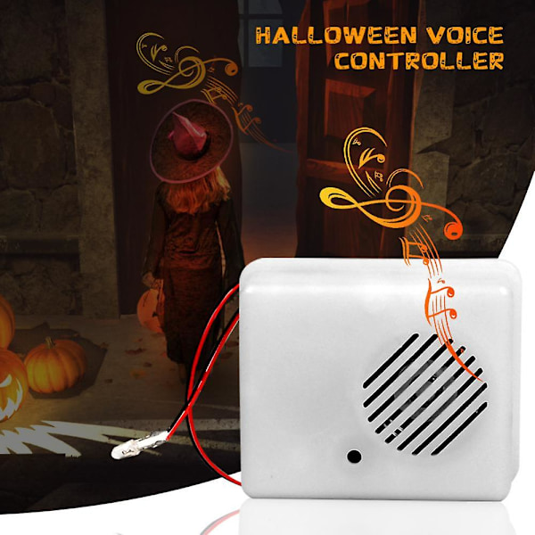 Halloween Lyd-Sensor Stemmeaktivert Skumle Rekvisitter Halloween Dekorasjon Lyd-Sensor Skrik Høyttaler Spøkelseshus Horror Rekvisitter