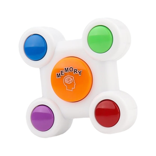 Elektronisk hukommelsesspil Håndholdte elektroniske legetøj Hjerne Teaser Puslespil Legetøj Bærbar farvememoreringsspørgsmålsspil til børn Børn Firkant Valgfrit