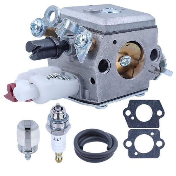 Karburator Kit Kompatibel med Husqvarna 340 345 350 353 Motorsav Kompatibel med Jonsered CS2141 CS2145 CS2147 CS2150 CS2152 Zama C3-EL18