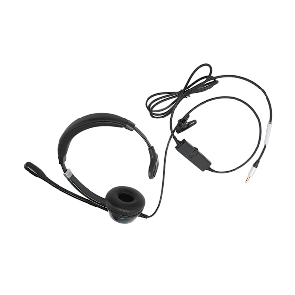 Puhelin Headset Professional Noise Canceling Single Ear Asiakaspalvelu Headset Call Center Business Office Simple 3.5mm Interface