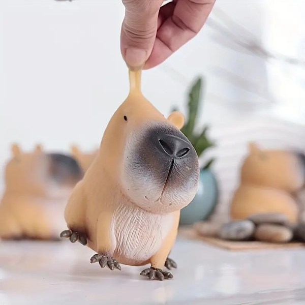 Capybara Avkopplingsspel - Snabb studs, hållbart gummi, unik djurklämleksak, perfekt för festpresenter och semestergåvor