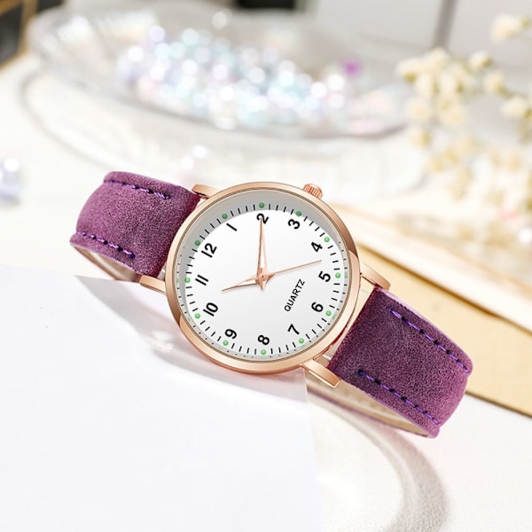 Quartz Armbåndsur Selvlysende Ur SORT black