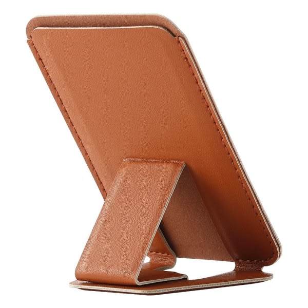 Mag Säker plånbok med ställ Telefonkortshållare BRUN STICKY STICKY brun Sticky-Sticky