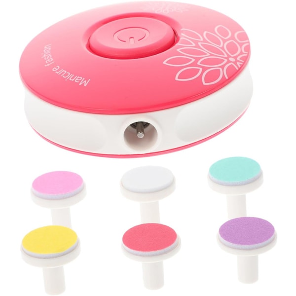 Elektrisk nagelfil automatisk portabel elektrisk nagelfilsborr Pink