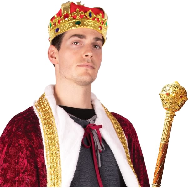 Regal King Crown Röd och Guld