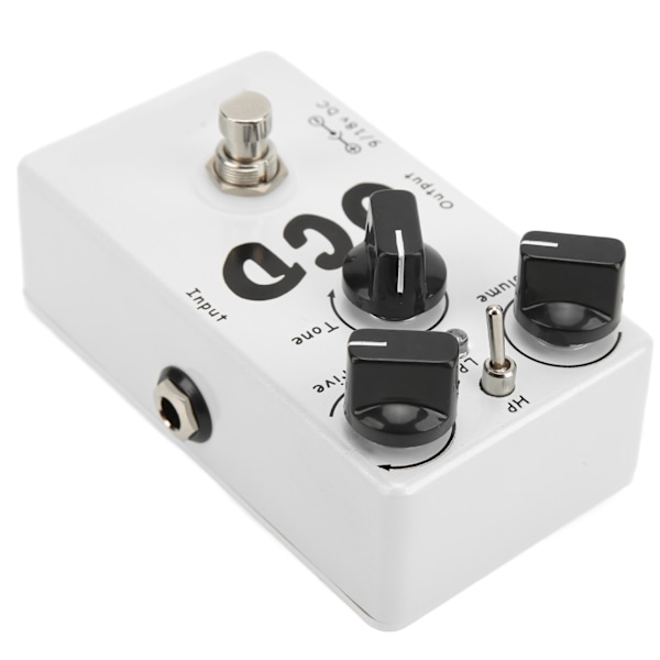 Gitarr Effektpedal OCD Classic Overdrive Distortion Portabelt Instrumenttillbehör Vit