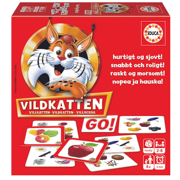 Wildcat GO Kortspel Multicolor multicolor