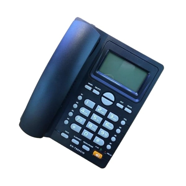 KX-T880CID Hurtig Hurtig Hjemmetelefon Oppringing Display Justerbar Tone Engelsk Svart