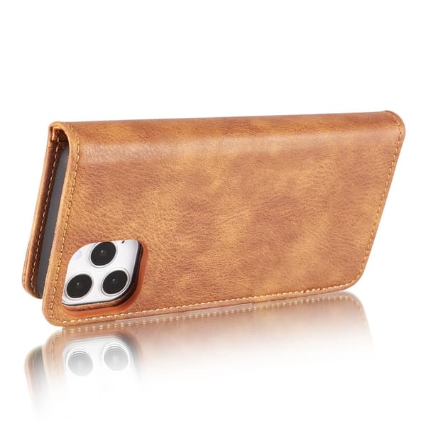 iPhone 13 - DG.MING 2-i-1 Magnetisk Etui / Deksel - Brun（xh） 90