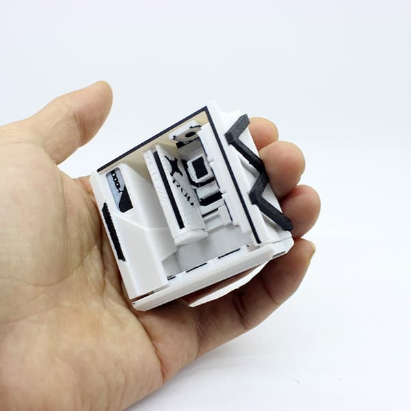 2026 1:12 Mini Gaming Skrivebordsstol Headset Dukkehus Møbelmodel