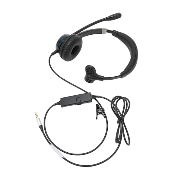 Telefon headset profesjonell støydemping enkel øre kundeservice headset for Call Center Business Office enkel 3,5 mm grensesnitt