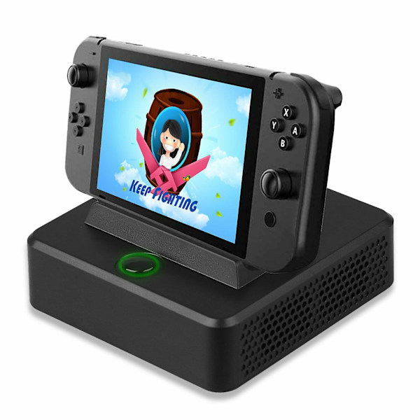 Nintendo Switch Laddningsstation Docka 4k Hdmi Tv Adapter
