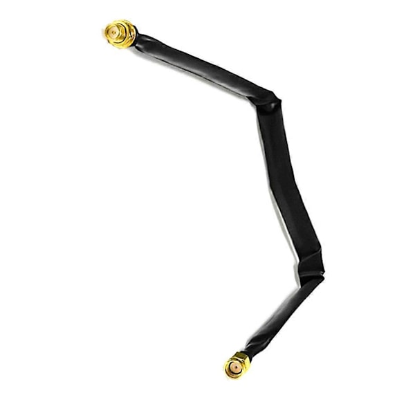 2 stk RP-SMA hann til RP-SMA hunn 1-pakke flat koaksial skjøtekabel 25 cm 802.11Ac 802.11N 802.1【HY】
