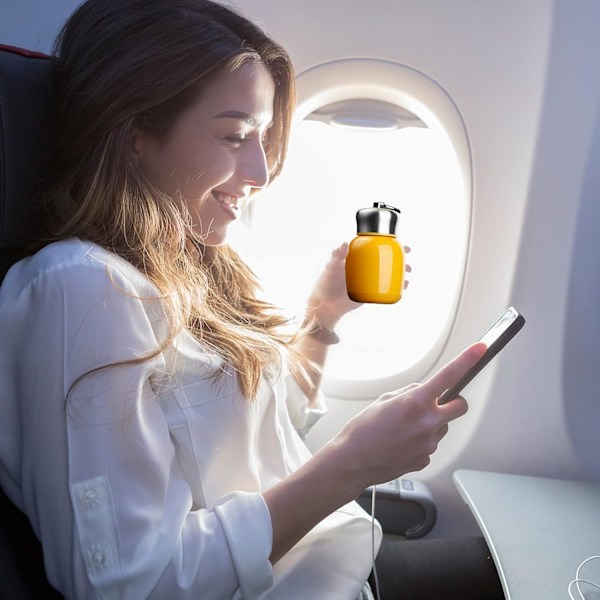 200 ml mini termosflaske vandflaske vakuumflasker kaffe mælk 200ml Orange