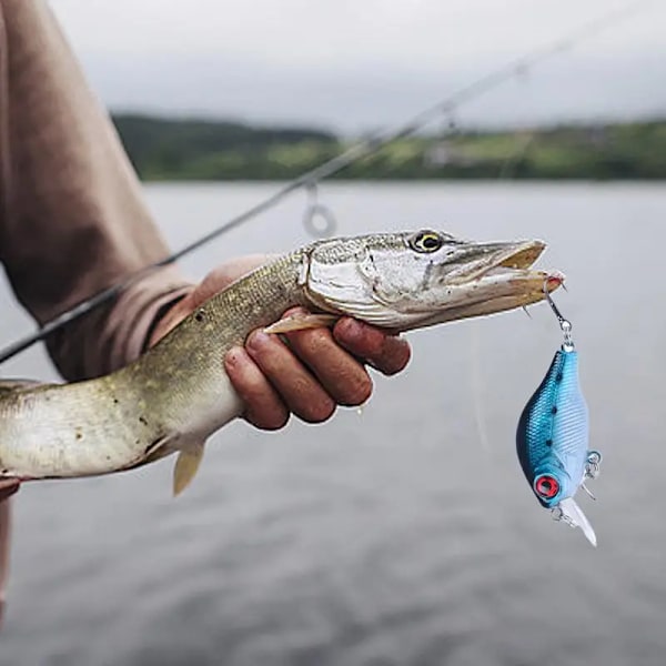 Adventskalender 2023 Ferskvanns- og Saltvannsmyk Plastlokke Fiskeflue med Fiskeutstyrsett Julelager