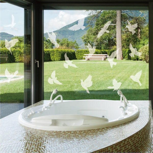 16pcs-Anti-collision window bird stickers, glass door protection