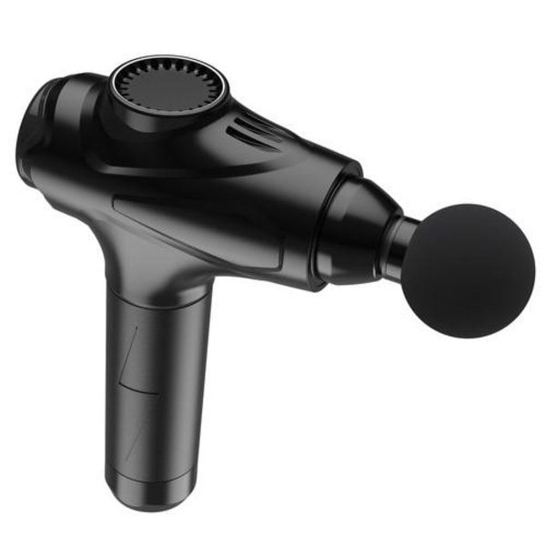 Tehokas hierontapistooli 30 ohjelmalla, vahvalla akulla ja LCD-näytöllä Black Black