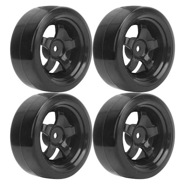4 st 63 mm RC-gummidäck AntiSkid-däck Driftdäck Ersättning Passar för WPL D12 1/10 RC-bil