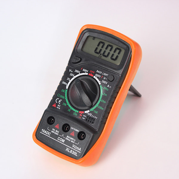 Volt Testing Digital Multimeter Voltmeter Ammeter AC DC Meter