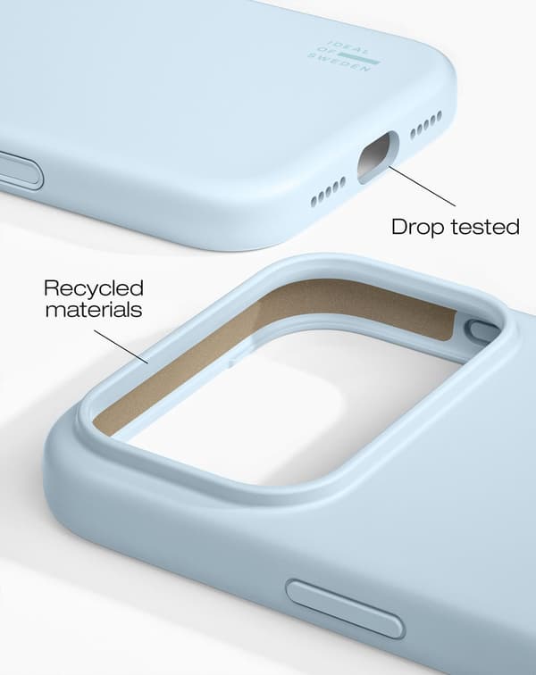 Silikonecover iPhone 17 Pro Lyseblå (xh) Blå blue