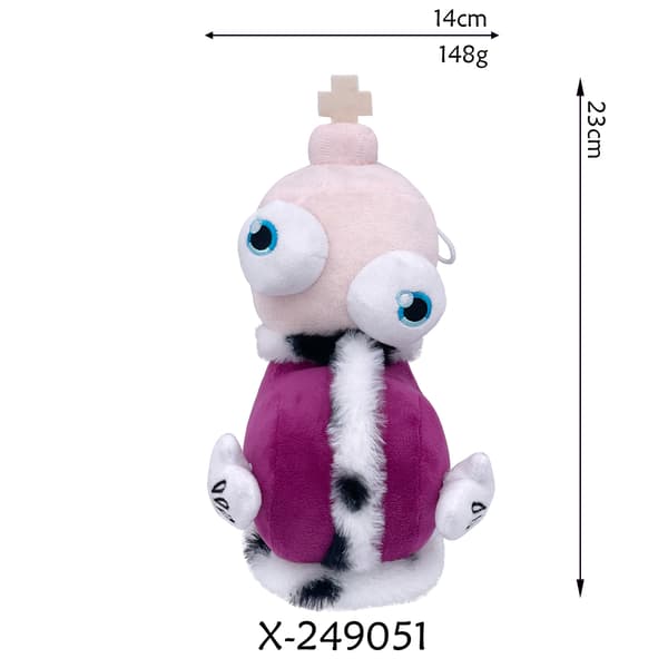 Upea digitaalinen sirkuspehmolelu – klovnihahmo pehmonukke söpö pehmolahja*Vaaleanpunainen kani* Pink-clad rabbit