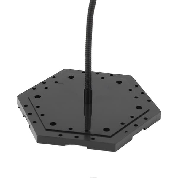 Actionfigur Stand ABS Rustfrit Stål Stabil Actionfigur Display Holder til 6-tommer Dukke Sort